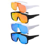 MLPKOI Polarizadas Gafas de Ciclismo, Gafas de Sol Deportivas para Hombre y Mujer, Gafa de Sol Deportivas Polarizadas, Running Protección, para Actividades al Aire libre Carreras Ciclismo Esquí