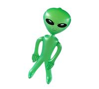 MLqkpwy Alien inflable - 35.4 pulgadas de PVC gigante de Halloween divertido | Globo alienígena decoración al aire libre, para Navidad, festival, celebración, evento, al aire libre, césped