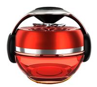 MLqkpwy Ambientador de perfume para coche, difusor de perfume giratorio solar, purificador de aire recargable de 50 ml, decoración de salpicadero, accesorios interiores de automóviles de larga