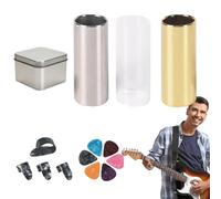MLqkpwy Anillo deslizante para guitarra, diapositiva de guitarra eléctrica de 60 mm, accesorio de música de profesional para práctica y actuación en escenario, herramientas de tono de grabación