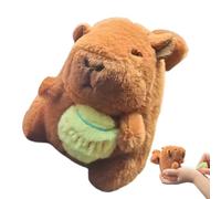 MLqkpwy Capybara - Juguete de peluche para animales de peluche de Capybara, juguete realista de animales de peluche de Capybara | Colgante llavero de mochila de juguete de animales de peluche Capybara