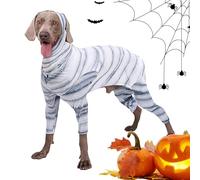MLqkpwy Disfraces de Halloween para perros, disfraces de Halloween para perros - Ropa de Halloween para mascotas - Ropa de gato de Halloween divertida de terrorismo, ropa reutilizable para perros de