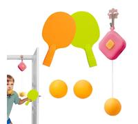 MLqkpwy Kit de entrenamiento de tenis de mesa, entrenador de entrenamiento de tenis de mesa | Juego de puerta de interior para - Entrenador de tenis de mesa portátil, juego de puerta para la