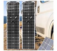 MLQUC Kit de Paneles Solares Monocristalinos de 600 Vatios para Paneles Solares Domésticos con Cargador de Red de Salida Única Flexible, Adecuado para Acampar en el Mar en la Cabina Del Techo de la Ca
