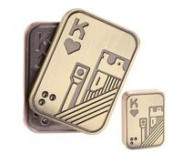 MLRUQRX Fidget Slider Toy Magnéticos Fidget Slider Juguete Metálicos Edc Deslizante Para Aliviar Estrés Y Ansiedad Metal Poker Fidget Slider Para Autismo Y Tdah Juguetes De Escritorio Oficina Adulto