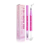 MLSMILE - 2-in-1 Brow Pen & Sealing Brow Gel - 4 Colors #03 Dark Brown - 0.7g + 0.9g