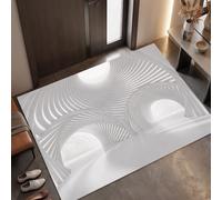 MLSOWM Alfombra Arquitectura del Futuro Antideslizante Lavable en Lavadora, 60x90cm | Felpudo de Entrada Túnel De Arco con Microfibras Suaves Absorbentes para Perro, Entrada, Puerta y Pasillo