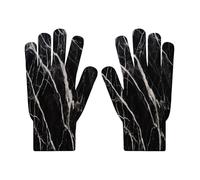 MLSOWM Guantes con estampado de notas musicales Guantes con pantalla táctil Guantes de mármol abstracto Guantes térmicos Mitones gruesos Mitones de mujer Guantes de punto Puños a prueba de viento