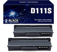MLT-D111S Toner Compatible para Samsung MLT-D111S D111L Cartuchos de tóner | para Samsung Xpress M2070 M2022 M2020 M2026 M2026W M2022W M2020W SL-M2070 SL-M2070W SL-M2070F (2 Negro)