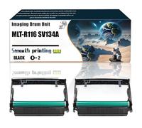 MLT-R116 SV134A MLTR116 Imaging Drum Unit Compatible with Samsung Xpress M2875FD M2875FW M2885FW M3015DW M3065FW Printers, Replacement Parts Contains Chip and Clear Printing/240(2-Pack Black)