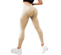 Mlthcig 3D Metabolicbooster Leggings, Anti Cellulite Leggings, Compression Sculptant Define Body Women(Beige,M)