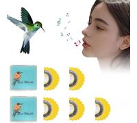 Mlthcig Juguete para Atraer Pájaros, Silbatos Colores para Pájaros (5 Unidades), Silbatos Llamada Pájaross, Divertidos Fiestas, Divertidos Curruca Suiza Usar La Lengua, Trucos Y Bromas(Yellow#5PCS)