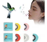 Mlthcig Juguete para Atraer Pájaros, Silbatos Colores para Pájaros (5 Unidades), Silbatos Llamada Pájaross, Divertidos Fiestas, Divertidos Curruca Suiza Usar La Lengua, Trucos Y Bromas(1Set)