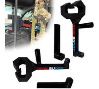 Mlthcig Twist on Bow Buddy 2.0, Bow Hanger for Truck, Bows Hunting Truck Accessories, Portable Nearly Universal Bows Hanger for Trucks & SUV, Easy on Easy Off, Warp- Spacer Ring Included Tool(2PCS)