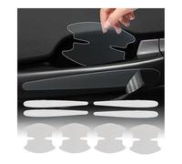 MLUQPEZUZ 8 Piezas Protector Manillar Puerta Coche, para VW T-ROC R-Line 2019-2023 2024 2025 2026 Pegatinas Antiarrañazos Fibra Carbono Accesorios Exterior Resistente,B