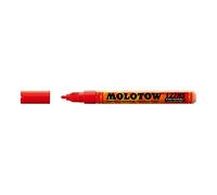 MLW MOLOTOW ONE4ALL - Marcador de pintura acrílica, 2 mm, rojo tráfico, 1 cada uno (127.202)