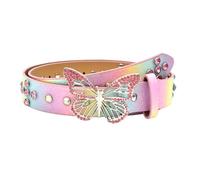 MLWSKERTY 2. Hebillas De Diamantes De Imitación De Brillante Cinturón Ajustable Para Mujeres Y Niñas Accesorios De Diarios Cinturón Accesorio De