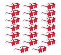 MLWSKERTY 20pcs Playfulness Stars Sunglass Unisex Light Weight Multicolor Stars Glasses for Pool Parties Costume Event Trendy Transparents Sunglasses