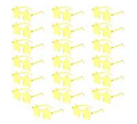 MLWSKERTY 20pcs Playfulness Stars Sunglass Unisex Light Weight Multicolor Stars Glasses for Pool Parties Costume Event Trendy Transparents Sunglasses