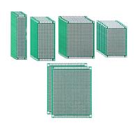 MLWSKERTY 36pc Multi-Dimensional PCB Board Set 1.6mm Thickness Fiberglass Prototyping for Analog Circuits & Projects Double Side