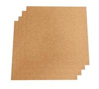 MLWSKERTY 4 Piezas 300X300mm Hoja De Tablero De Corcho Cuadrado Gabinete Resistente Calor Proyecto De Elaboración De Protectora para Impresora H2D Azulejos De Corcho para Decoración De Paredes