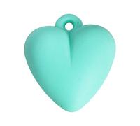 MLWSKERTY Acrylic Heart Pendant Bead DIY-Jewelry Making Necklace Charm Colorful Loose Bead with Hole for Women Girl Teen Charm with Hole