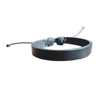 MLWSKERTY Antiguo Alentado Brazalete De Cadena Suave De PU Suave Unisex Adición Joyería Fina para Día a Día Joyería Retro Apilable Simple Y Ordenada para Mujeres