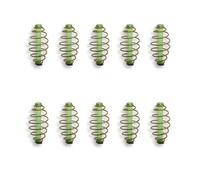 MLWSKERTY Cesta alimentadora de 10 Piezas, Equipo de Pesca, Bobina de Resorte, métodos en línea, Herramienta para Aparejos de Agua Salada