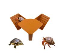 MLWSKERTY Cisterna Herpeton Estructura Ascendente ABS Refugio De Camarones Anacoreta Verde con Textura De Roca Natural Estructura Ascendente Marinepark