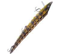 MLWSKERTY Crankbait Fishing Baits Artificial Baits with Treble Hook Multi Jointed Swimbait Tackle Accessories Eel Lures Plastic Eel
