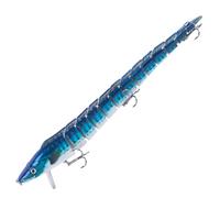 MLWSKERTY Crankbait Fishing Baits Artificial Baits with Treble Hook Multi Jointed Swimbait Tackle Accessories Eel Lures Plastic Eel