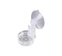 MLWSKERTY Cuenco De Agua para Comida Reptiles Doble Propósito Bandeja con Ventosas Fuertes Terrario Accesorio Peceras Cuenco Alimentación Reptiles No Tóxico