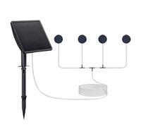 MLWSKERTY De Aire Solar para Peceras Estaca con Dispensador Doble Salida Acuarios Herramienta Burbujeadora Aireación Burbujas Acuarios