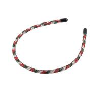 MLWSKERTY Diademas con temática de festival para mujer, elegante diadema con diamantes de imitación brillantes, herramienta de maquillaje, accesorios casuales para el cabello