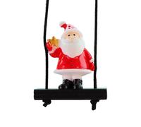 MLWSKERTY Easy Install Santa Swing Car Hanging Decoration Ornament Auto Interior Decors Accessory Swing Design Christmas Ornament