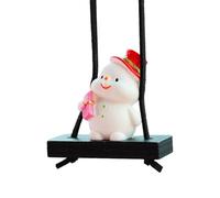 MLWSKERTY Easy Install Santa Swing Car Hanging Decoration Ornament Auto Interior Decors Accessory Swing Design Christmas Ornament