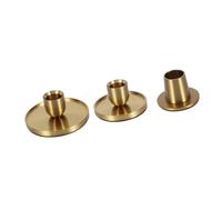 MLWSKERTY Elegant Metal Candle Holders 3Pcs Home Decoration for Living Room Dining Table Rustproof Metal Candle Stand