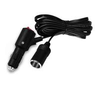MLWSKERTY Heavy Duty 12V/24V Cigarette Lighter Adapter Cable with On/Off-Button Extension Cord Support Up To 180W Wide Application Automotive Power Cord