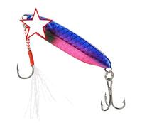 MLWSKERTY High Carbon Steel Double Hook Lures with Realistic Swimming Action Slow Sinking Artificial Baits for Fishing Enthusiasts Aerodynamic Long Distances Casting Lures