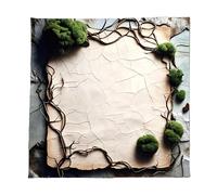 MLWSKERTY Leaf Vine Pattern Astrology Tablecloth Tarots Divinations Tablecloth Altars Cloth Divinations Board Game Accessory Altars Tarots Card Cloth