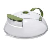 MLWSKERTY Microwave Splatter Cover Guard Lid Clear Plates Dish Covers Oven Food with Handle and Water Storage Box Oven Plate Food Cookware Parts