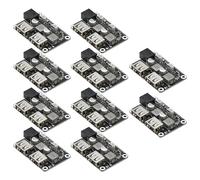 MLWSKERTY Módulo reductor de carga USB de 6 a 30 V, 12 V, 24 V, módulo de reducción de voltajes de carga rápida para coche, teléfono, adaptador de fuente de alimentación de coche, 10 unidades