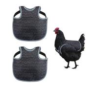 MLWSKERTY Protectores De Ropa para Aves Corral Diseño Resistente Agua Minimiza Las Lesiones por Picoteo Sin Separación Conjunto Delantal para Gallina 2 Uds.