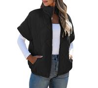 MLWSKERTY Quilted Zip Front Vest for Women Soft Polyester Fabric Thermal Insulation and Practical Pockets for Fashion Styling Puffer Vest for Women