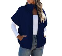 MLWSKERTY Quilted Zip Front Vest for Women Soft Polyester Fabric Thermal Insulation and Practical Pockets for Fashion Styling Puffer Vest for Women