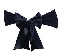 MLWSKERTY Silla Elegante Sash Bows Silla Silla Polyester Ribbon para Boda Agregue Los Romances Atmósferas A Cualquier Celebración