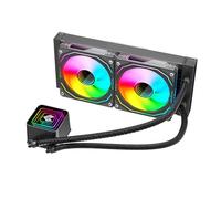 MLWSKERTY Solución De Refrigeración por Agua DC12V ARGB 1800RPM Disipación Calor Efectiva Efectos Iluminación Personalizables Amplia Compatibilidad Refrigeración por Agua