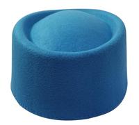 MLWSKERTY Sombrero de Fieltro clásico, Tocado con Base, Pastillero, sombrerería para Cena, Ropa Informal Aire Libre, Ajustable para Mujeres y Hombres