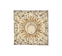 MLWSKERTY Tarots Artísticos Tela De Lectura Alfombrillas De Meditación Duraderas Alfombrillas con Temática Oculta para Meditaciones Rituales Y Espirituales Tela Extendida para Tarots