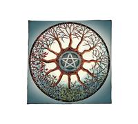 MLWSKERTY Tarots Tree Star Pattern Astrology Altars Divinaciones De Tela Tarjeta Tapestry Witchcrafts Suministros Tarotas Tarestas Tablecloth Spiritual Cubloth